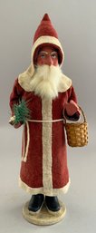 15 German Paper Mache Santa Candy Container