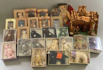 23  Steiff Club  Miniature Teddy Bears, Elephant, Etc.