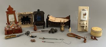 Lot Of Assorted Doll House Furniture