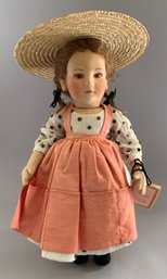 16 R John Wright Felt Doll Mary Mary Quite Contrary