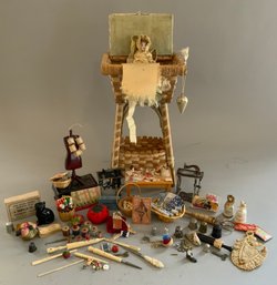 Lot Of Miniature Sewing Accessories