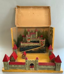 Circa 1927 Gottschalk Fort With Diorama Background