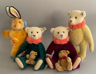 Lot Of 6 Steiff Animals