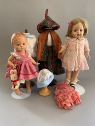 2  Composition Dolls