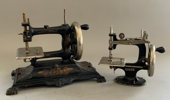 2  Toy Sewing Machines