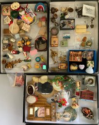 Lot Of Vintage Doll Miniatures, & Accessories