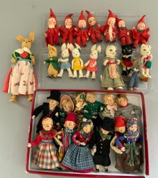 Lot Of Assorted German Baps. Kittens, Dwarfs, Red Hooded Baps, Rabbits, & Misc.
