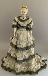 19 Emma Clear Parian Shoulder Head Artist Doll