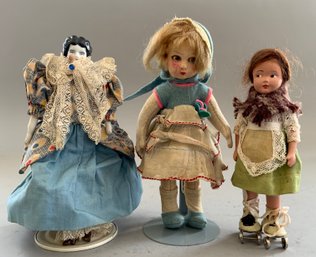 Lot Of 3 Misc Dolls
