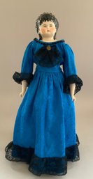 17  Emma Clear Black Hair China Shoulder Head Artist Doll