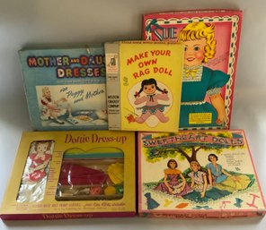 Lot Of  Doll Kits & Paper Dolls