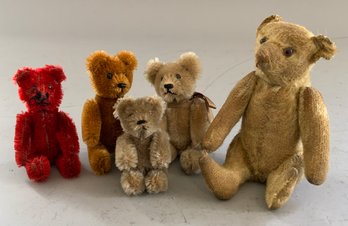 Lot Of 5 Small Schuco Bears