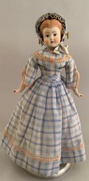 18 Artist Doll Bisque S/H Signed C. 1987, Mercer Girl, By Goodie B.