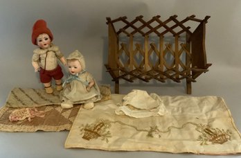 8 Bisque Incised 152 3/0 Hertel & Schwab Character Baby