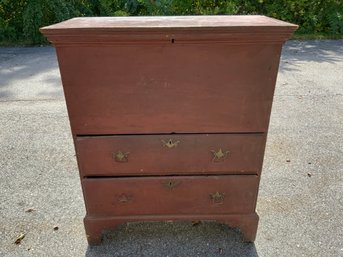 One 38x49.5x19 Antique Blanket Chest