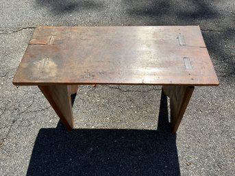 One 36x16x22 Pine Water Bench Three Boards