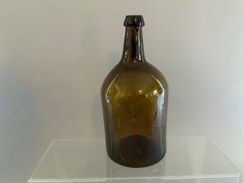 One 11x5.5 Half-gallon Stoddard Bottle With Tapered Neck