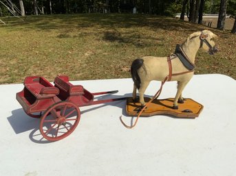 Two Pieces Horse And Carriage