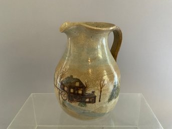 One 9.5x7 Jug With Handle