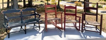 Lot Of Four Childrens Chairs