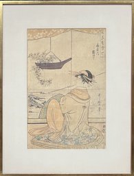 Utamaro, Japanese Woodblock Print