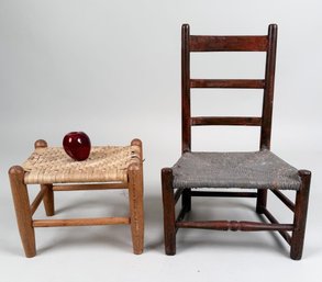 Child Chair & Foot Stool