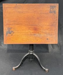 Cast Iron Base Drafting Table