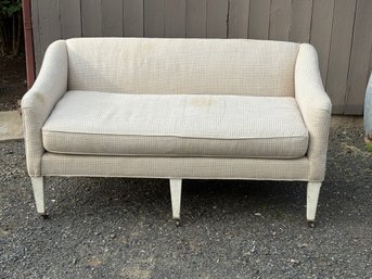 Nice Country Painted Upholstered Sofa