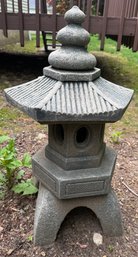 Three Part Concrete Pagoda