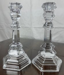 Tiffany & Co Crystal Candlesticks