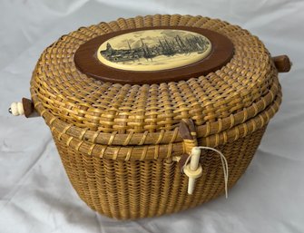 Vintage Barlow Nantucket Basket