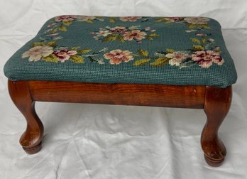 Needlepoint Foot Stool