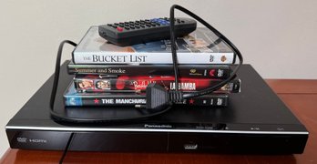 Panasonic DVD Player With Four Dvds
