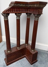 Grand Tour Mahogany  & Bronze Roman Neoclassical Model