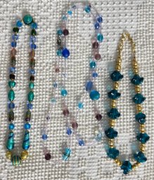 Three Bead Necklaces