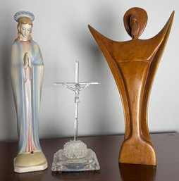 Three Religious Figurines