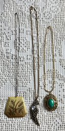 Three Costume Necklaces