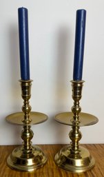 Pair Of Brass Candle Sticks