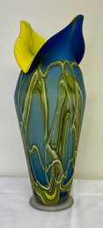 Baijan Essei Zareh Double Jack In The Pulpit Art Glass Vase, Russian