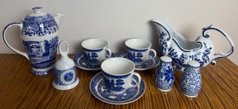 Miscellaneous Blue And White Dishware