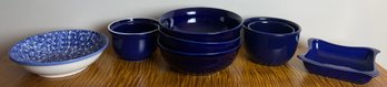 Blue Bowls And Cookware