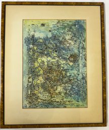 Sjobers, Watercolor Labeled 'Montrras' Verso