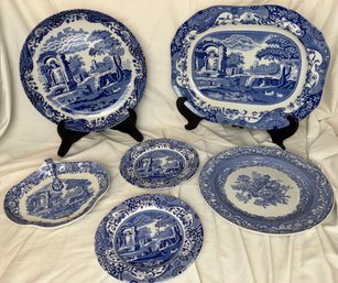 Blue And White Spode
