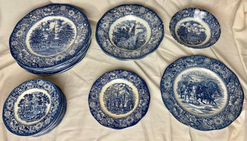 Liberty Blue Staffordshire Ironstone