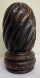 Small Carved Hardwood Ornament