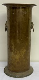 Vintage Brass Umbrella Stand