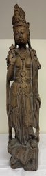 Large Cast Plaster Guanyin Figure