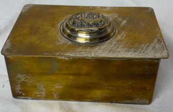 Metal Box With Horses