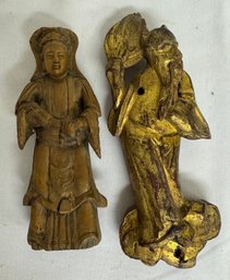 Two Small Carved Asian Figures