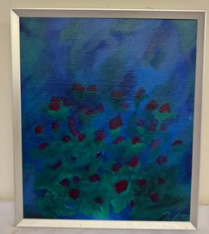 Small Oil On Canvas Abstract Composition Signed Lower Right And Verso TATSU